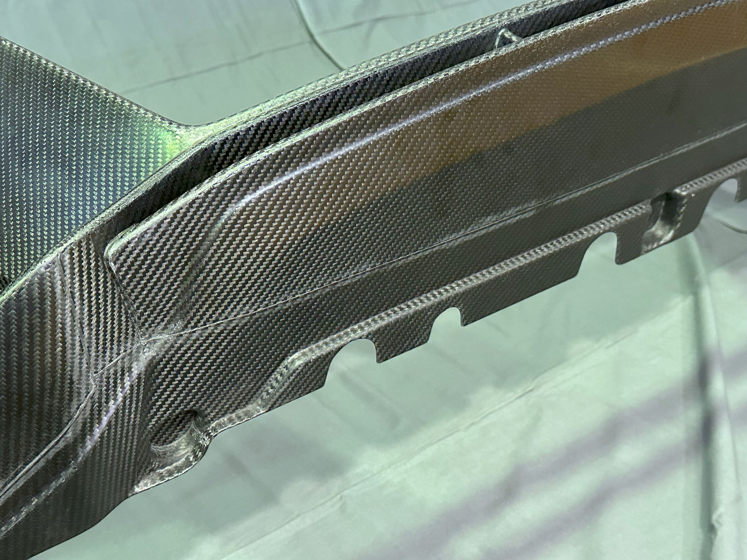 Dry-carbon F Bumper Audi TTRS 8S PreFL