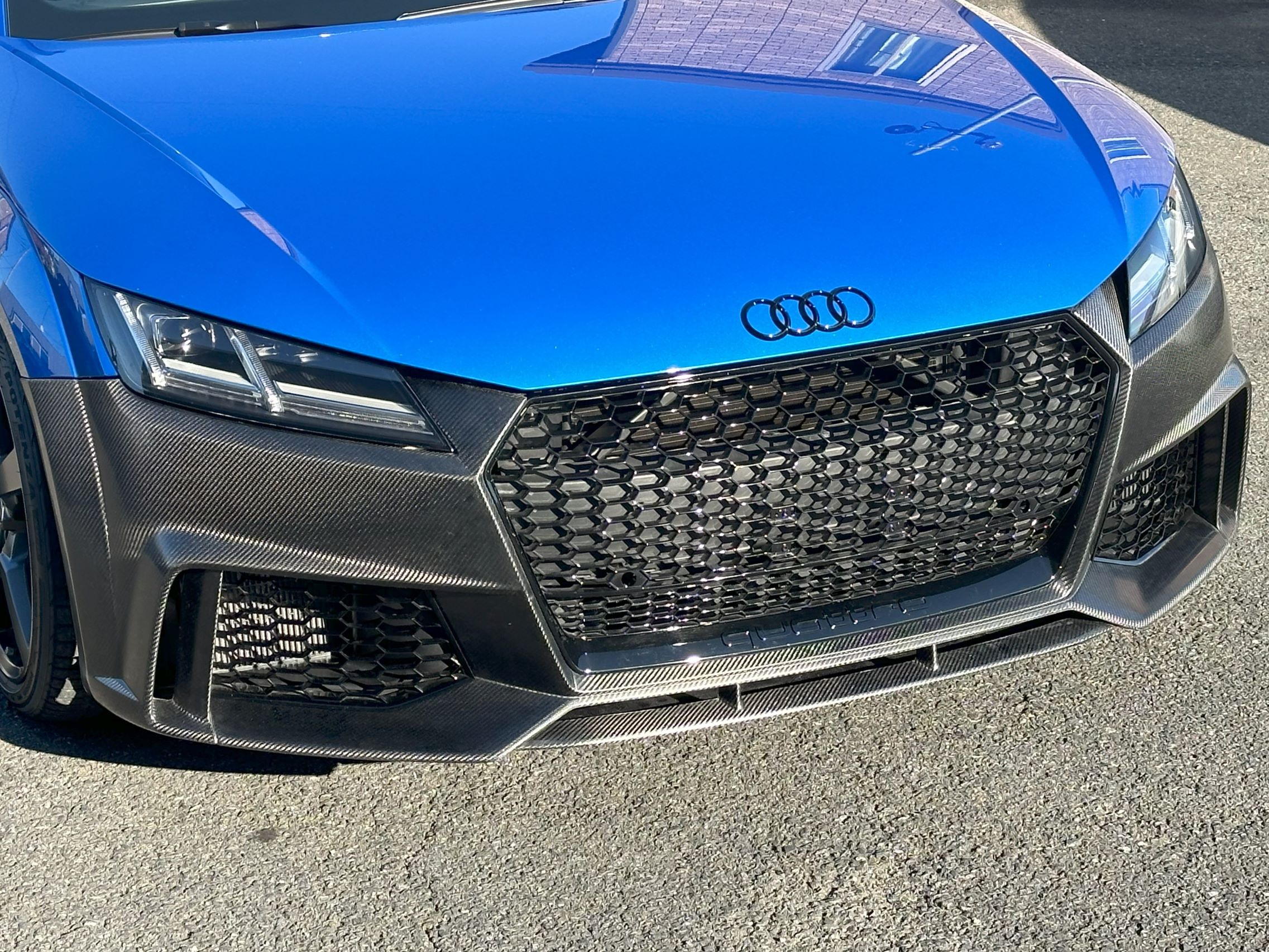 Dry-carbon F Bumper Audi TTRS 8S PreFL